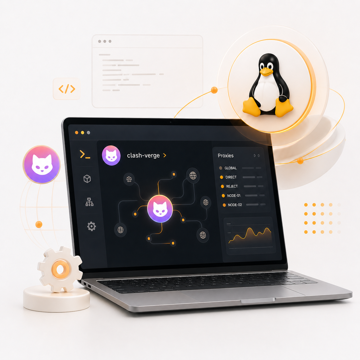Linux 客户端界面主视觉